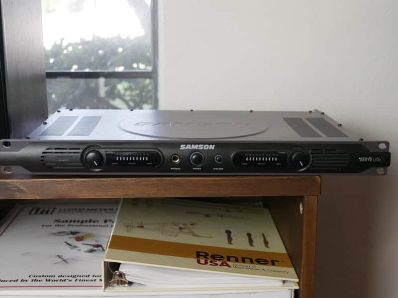 Samson Servo 120a Power Amp 2020s - Black image 1