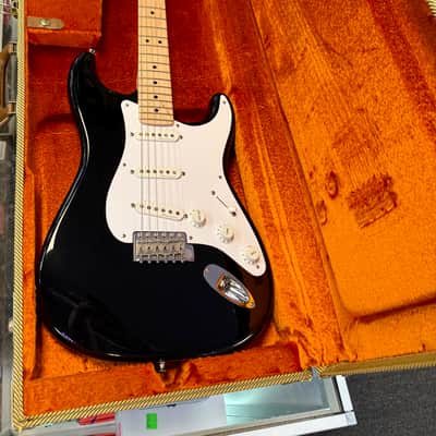 Fender Eric Clapton Signature Blackie Stratocaster with Noiseless Pickups and Tweed Case - Pre Owned image 3