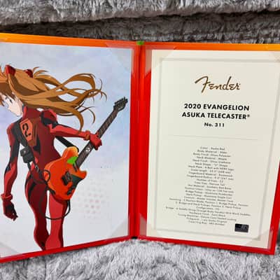 Fender Telecaster Evangelion Asuka 2020 Red image 19