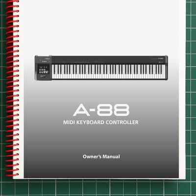 Roland A-88 — 2 in 1 Owners Manual User Guide Instructions — 65 Pages — USA Made