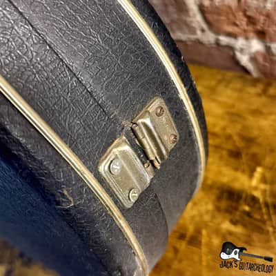 Vintage Japanese Guitar Case (1960s - Black) image 9