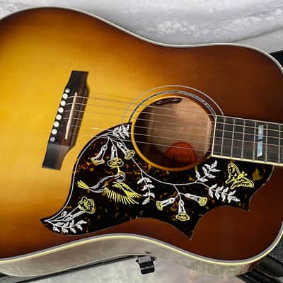 NEW! Gibson Custom Shop Hummingbird Koa/Carpathian Spruce Acoustic-Electric Guitar - Honeyburst - 4.6 lbs - Authorized Dealer! G06395 image 1