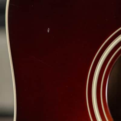 Taylor Custom Shop Dreadnought Acoustic Guitar - Vintage Sunburst with Hardshell Case - Used image 12