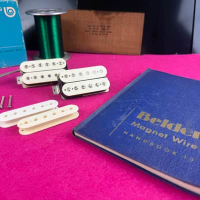 General Vintage Tone 1958 - 1959 Nos Wire Belden PAF Humbuckers Double porcelain  Celullose acetate CAB for les Paul ®️ SG ®️ - Double porcelain aged image 10