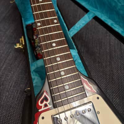 Gibson Custom Shop "Inspired By" Jimi Hendrix Psychedelic Flying V 2006 - Psychedelic Black image 4