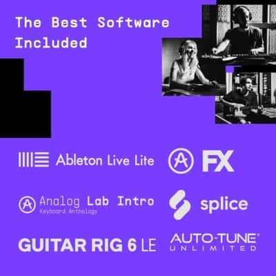 Arturia - MiniFuse 2 - Compact USB Audio & MIDI Interface with Creative Software for Recording, Production, Podcasting, Guitar - White image 6