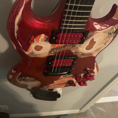 Gibson SG Baritone 2014 marble relic image 8