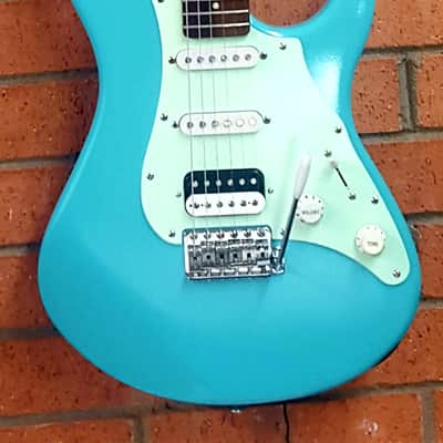 Yahama Custom Modified HSS electric guitar Vintage 2020 Turquoise image 6
