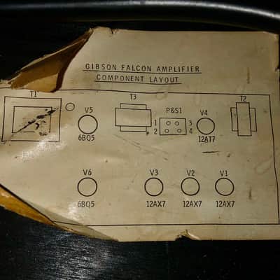 1968 Gibson Falcon Tube Guitar Amp image 11