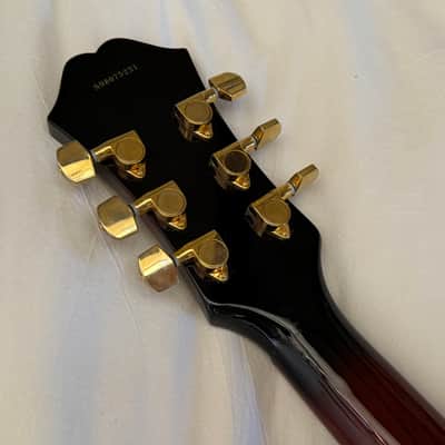 Vintage 1998 Epiphone Dot Deluxe - Made in Korea (MIK) - Cinnamon Burst (VSB) - Free Pro Setup image 18