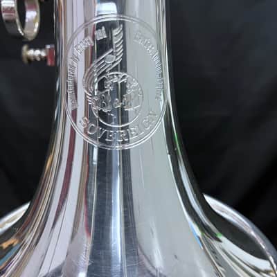Besson Boosey & Hawkes Sovereign Cornet • Silver-Plated Eb image 2