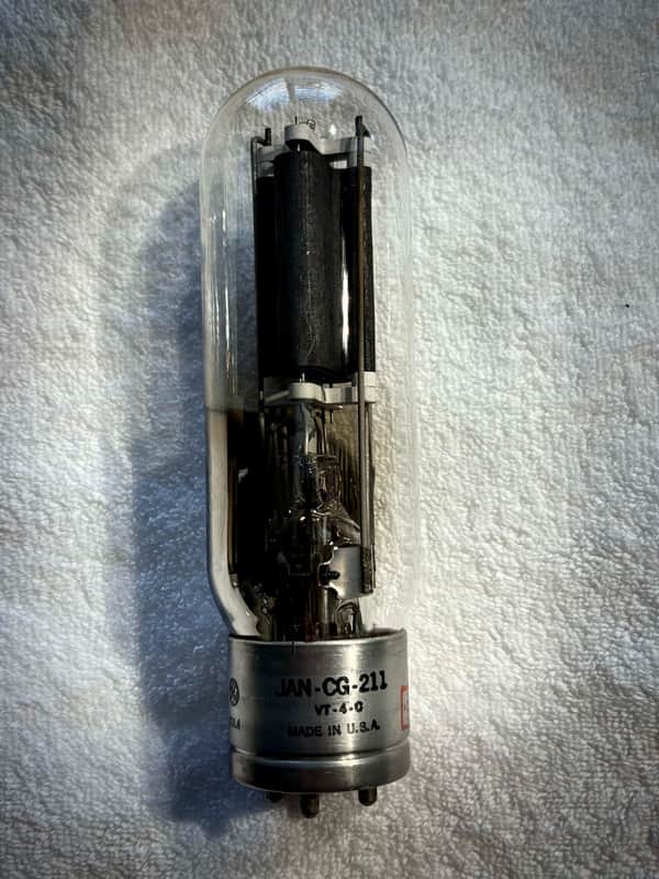 GE VT-4-C Vacuum Tube Circa-1950s-Glass image 1