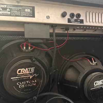 Crate GX-212 2-Channel 115-Watt 2x12" Solid State Guitar Combo 2000s - Black image 2