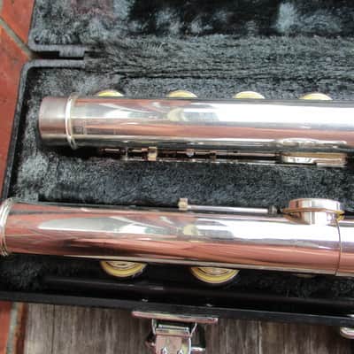 Yamaha YFL-282 Standard Open Hole Flute 2010s - Silver-Plated image 6