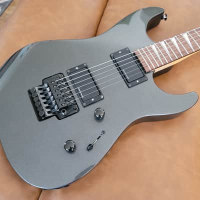 Modified Jackson DXMG Dinky MIJ Metallic Gray w/ Seymour Duncan Pickups & Floyd Rose image 3