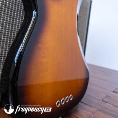 Fender Select Precision Bass in a Two Tone Sunburst wit a Flamed Maple Top and Fretboard - 2012 image 12