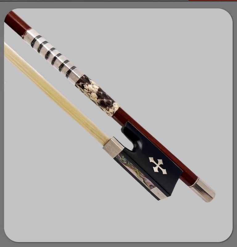 3pcs NEW 4/4 Size Pernambuco Violin Bow Good Balance Natural Mongolian Horse hai image 1