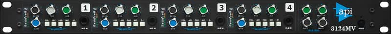 API 3124 MV 4-channel Mic / Instrument Preamp Mixer image 1