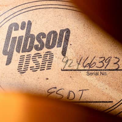 1996 Gibson ES-335 Dot Semi-Hollow Guitar Vintage Sunburst w/ 57 Classic PAFs, Fast Neck & Case image 6