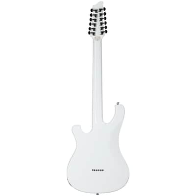 Schecter Stargazer 12-String Electric Guitar, Gloss White image 6