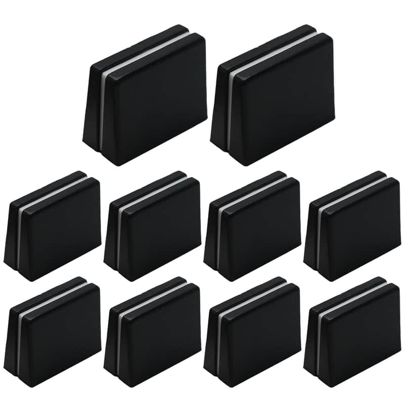 10Pcs Fader Caps, Mixer Slider Fader Knobs Black Fader Cap For Pioneer Djm350, 400, 500, 700, 750, 800, 850, 900Nexus, 900Srt, 900Nxs2, 2000, 2000Nexus, Easy Installation, Black image 1