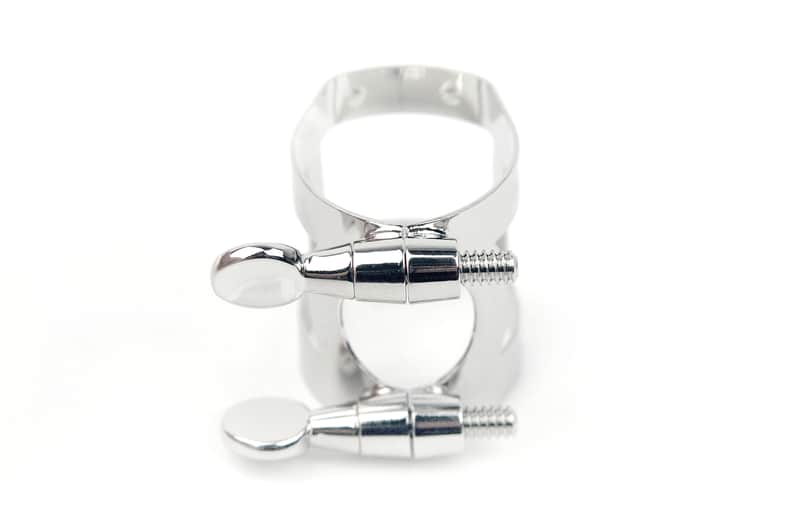 Rico RSS1LN Ligature, Soprano Saxophone, Nickel Plated image 1