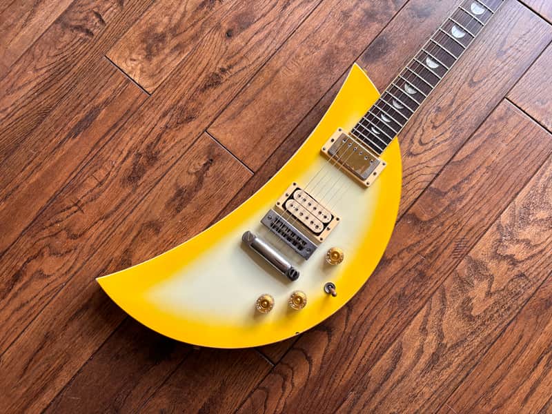 1982 Kawai Moonsault MS-700 Electric Guitar Harvest Banana MIJ Japan image 1