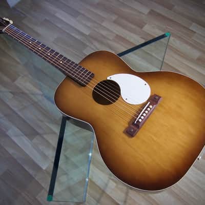 Airline Acoustic Guitar Concert Sized by Kay of Chicago for Montgomery Wards Circa-1960s Sunburst image 5