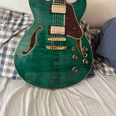 Ibanez AS93FM-TMG with setup image 3
