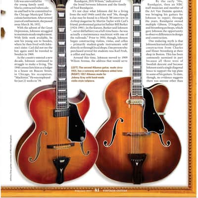 Albanus Professional 17" Archtop (1950's) - RARE and VIBRANT! image 18