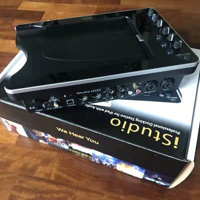Behringer iStudio iS202 iPad Docking Station and Interface 2010s - Black image 1