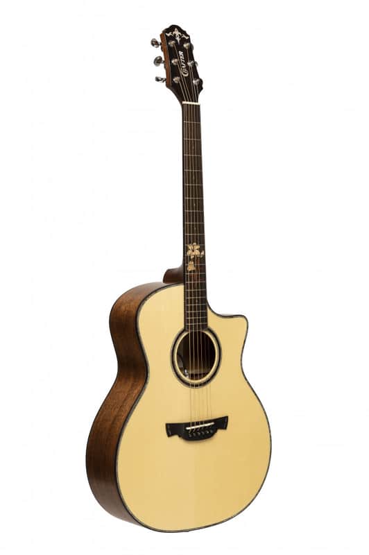 Crafter WF G-MAHO CE Anniversary MAHO Series Grand Auditorium Cutaway Solid Spruce Top Mahogany Neck 6-String Acoustic-Electric Guitar w/Gig Bag image 1