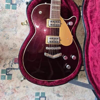 Gretsch G6228 Players Edition Jet BT with V-Stoptail 2018 - Present Dark Cherry Metallic image 1