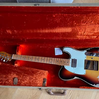 Fender G&G Deluxe Strat/Tele Hardshell Case, Tweed with Orange Plush Interior image 1
