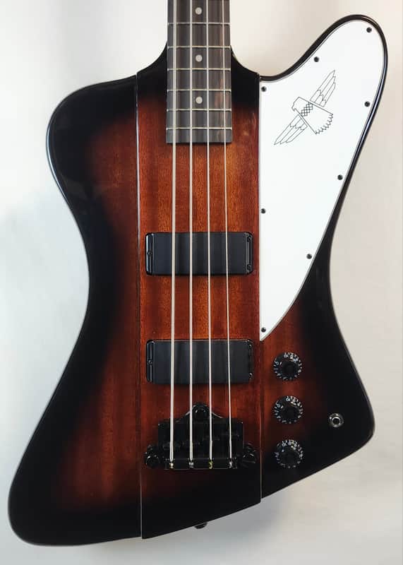 Epiphone EBTBVSBH1 Thunderbird-IV Reverse 4 String Bass, Vintage Sunburst 2026 image 1