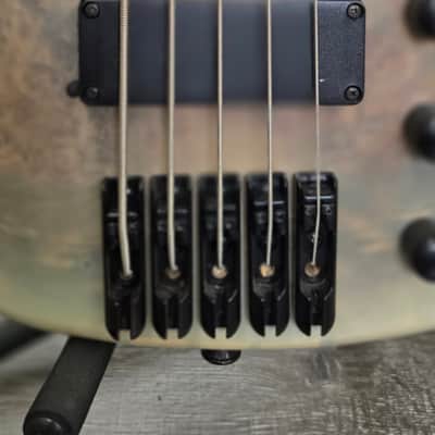 AIO S8-5 5-String Bass Guitar - White Burst GS-056 image 8