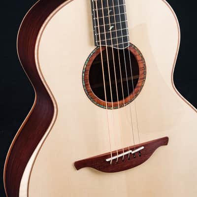 Lowden S-50 Madagascar Rosewood and Adirondack Spruce with Bevel and Leaf Inlays Used (2023) image 6
