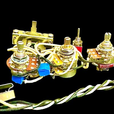 Strat TBX (Heavily Modded for Treble Cut, No Load, and Bass Cut) with powered (batteryless) Mid Boost and Mid scoop Contour knob and 100% Solderless! image 8