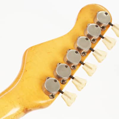 1964 Hofner Galaxy 176 Electric Guitar - Super Rare Red & Gold Vinyl Body with 3 Staple Pickups! image 17