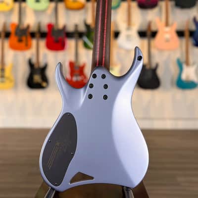 Mayones Hydra Elite 7 - Slate Blue Gray Satin Monolith Custom Color - Custom Shop Headless image 5