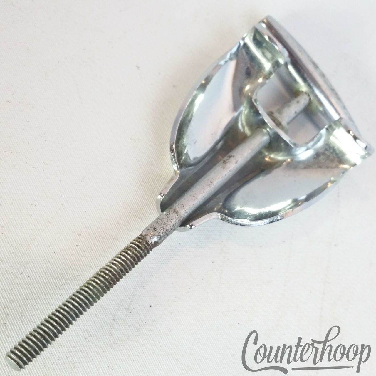 Gretsch Bass Drum 1x Tension Rod/Claw Round Badge Chrome RB 4 1/4"Vintage 60s* — main photograph