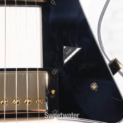 Gibson Custom Les Paul Custom Electric Guitar - Alpine White (LPCAWGH1Ed1) image 6