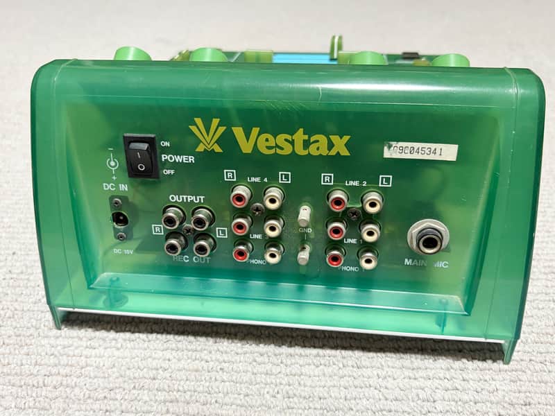 Vestax PMC-005A MKⅡ Blue Translucent DJ Mixer | Reverb