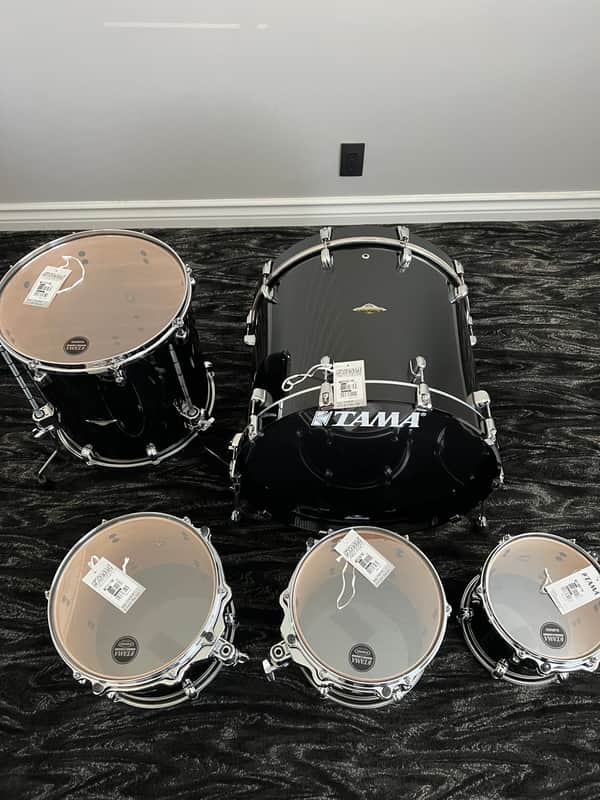 Tama Starclassic Maple 2021 Piano Black Laquer image 1