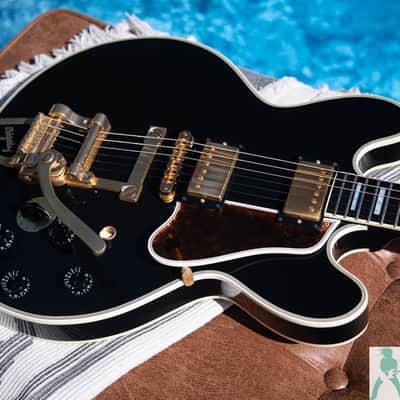1996 Gibson ES-355 BB King Lucille - w Bigsby & Ebony Fretboard - TONS of MOJO - Pro Set Up w Perfect Action/Intonation! image 6
