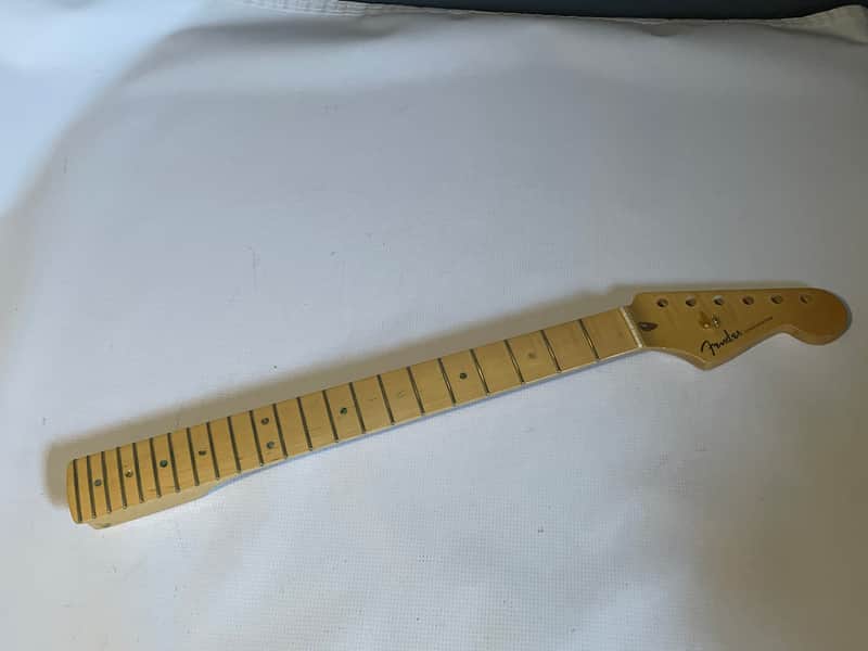 2004 Fender USA American 50th Anniversary Deluxe Stratocaster Guitar Neck 22 Fret Maple FB (Clean) image 1