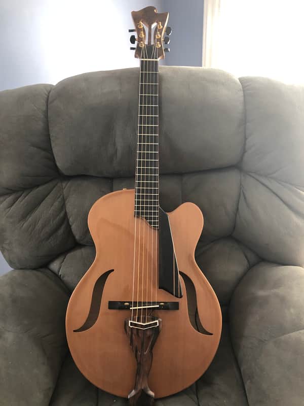 Gudelsky Archtop Apprentice to D’Aquisto Custom 1992 Blonde image 1