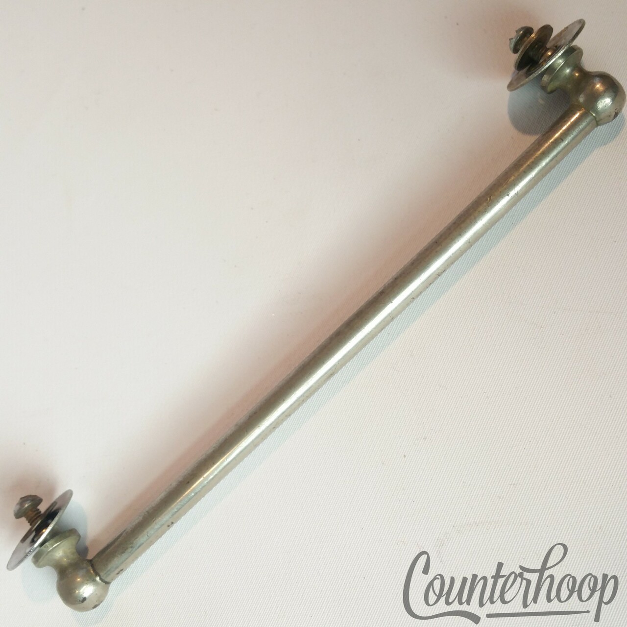 Ludwig 1x Tube Lug 6 3/4"Nickel Marching Snare Tenor Tom Drum Chicago Vintage30s — main photograph