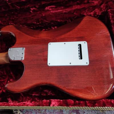 Fender American Select Stratocaster HSS Exotic Flame 2014 - Bing Cherry Burst image 9