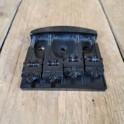 Gibson TRI-4 Wedge Bass Bridge 1980s 4 String Schaller - Black image 3